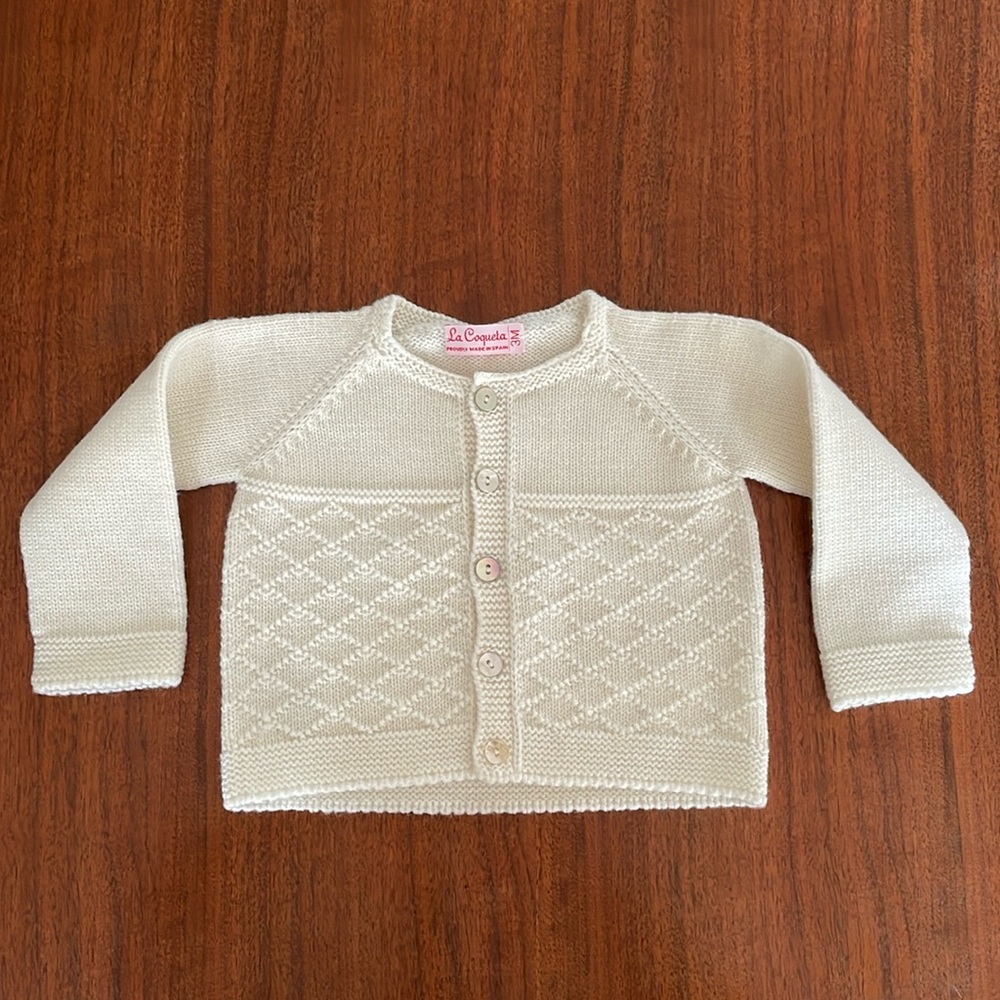 La Coqueta merino wool cardigan